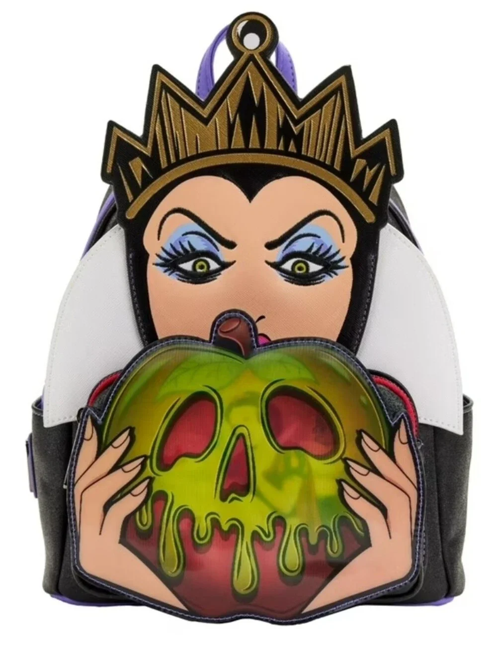 Disney Loungefly Villains Scene Evil Queen Apple Mini Backpack, NWT